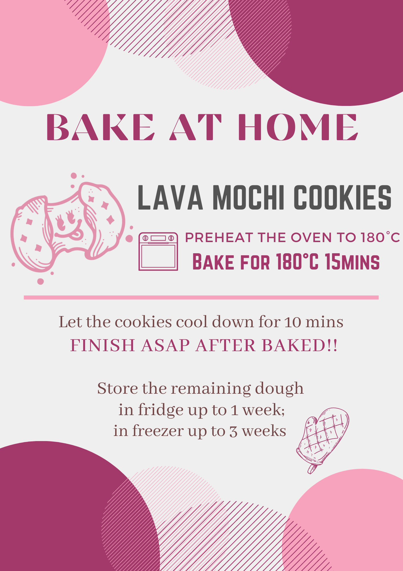 Mochi Cookie Dough (Bake At Home Set)