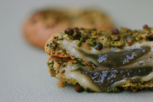 Lava Pistachio Mochi Cookie
