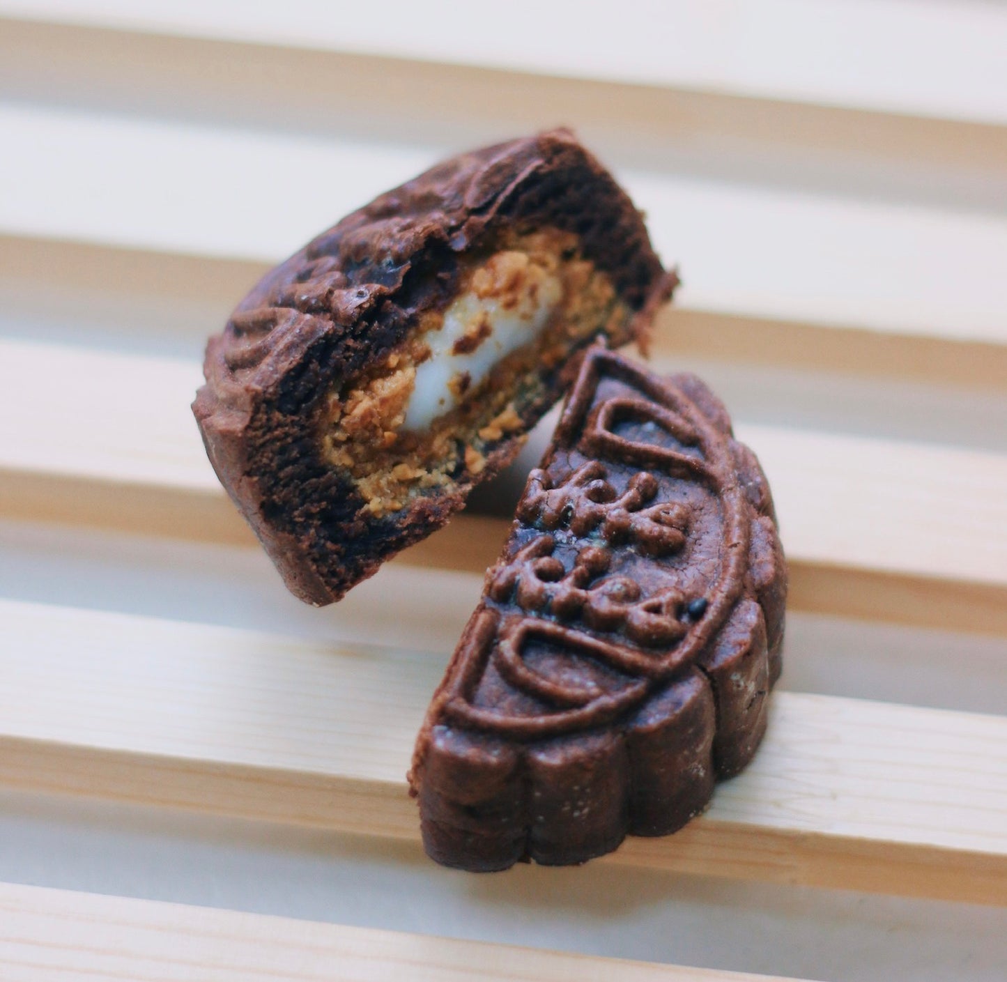 Peanut Chocolate Mochi Mooncake