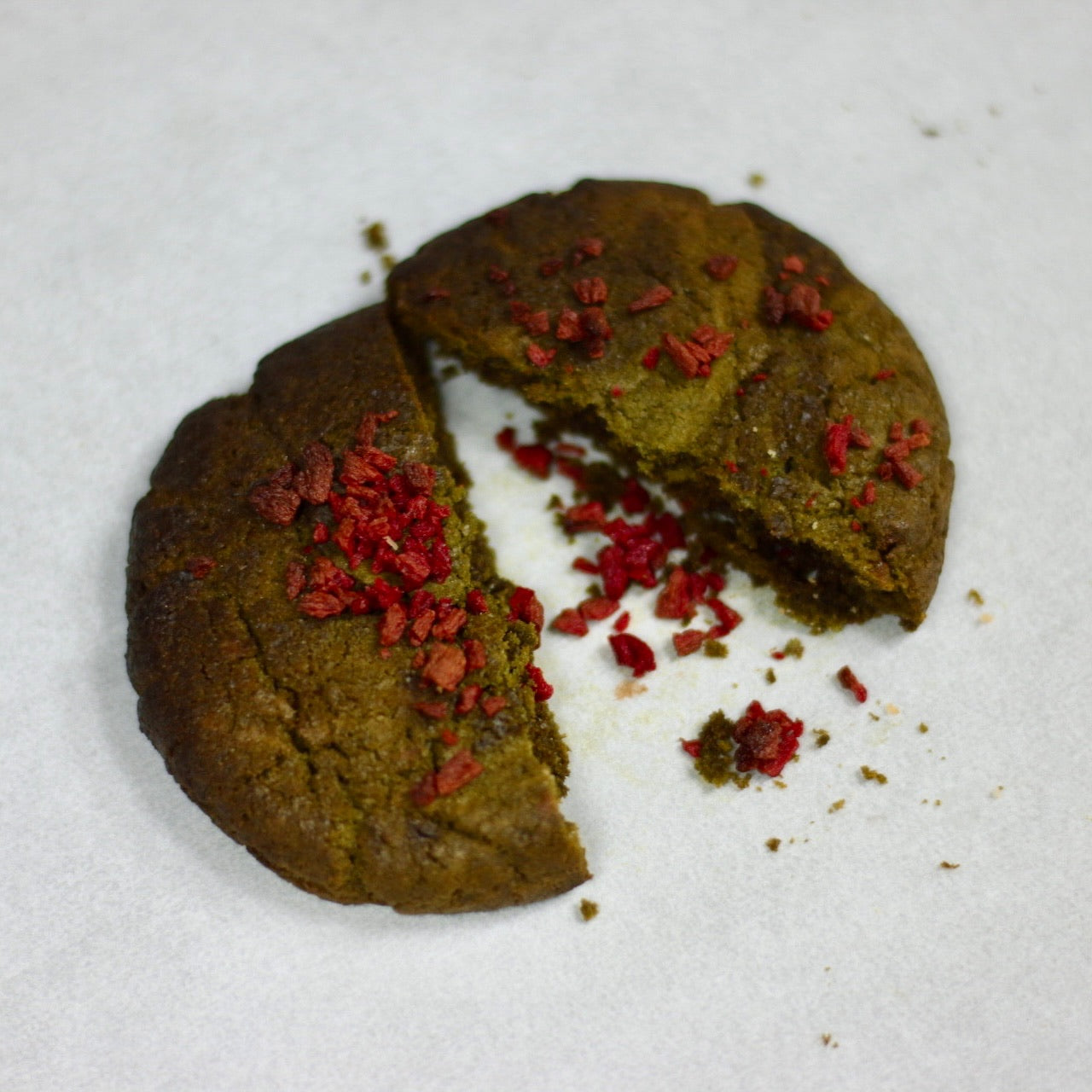 Matcha Strawberry Cookie