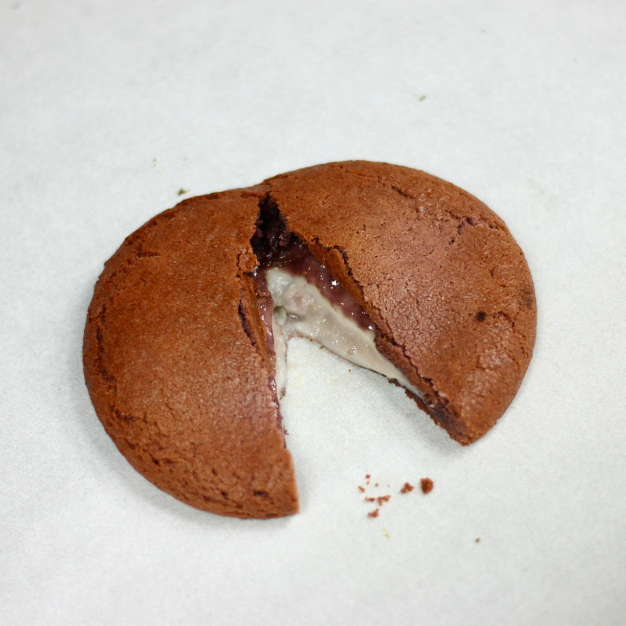 Lava Taro Mochi Cookie