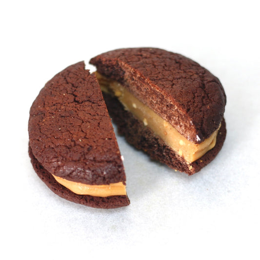 Brownie Sandwiches with Peanut Butter Filling